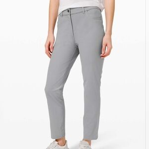 Lululemon City Sleek 5 Pocket 7/8 Pant Rhino Grey, Size 10